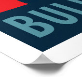 Bull Terrier Political Parody Poster 18x24 (Ecke)