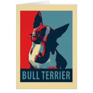 Bull Terrier Politische Parody