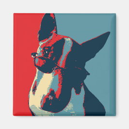 Bull Terrier Politische Parody Magnet