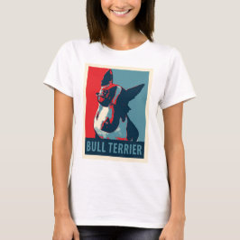 Bull Terrier Politische Parody T-Shirt