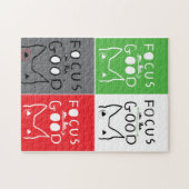 Bull Terrier Pop Art Fokussieren auf das gute Zita Puzzle (Horizontal)