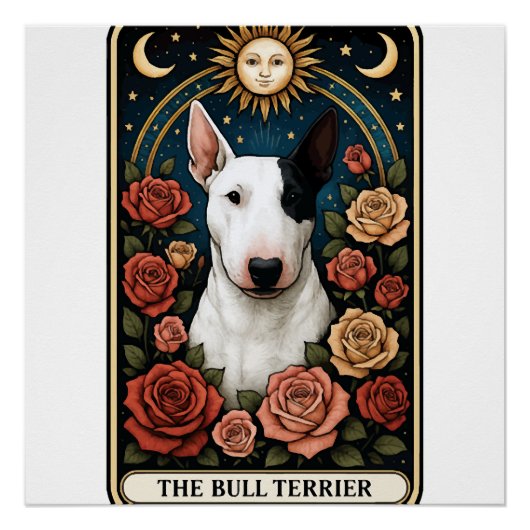 Bull Terrier Poster (Vorderseite)