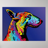 Bull Terrier Poster (Vorne)