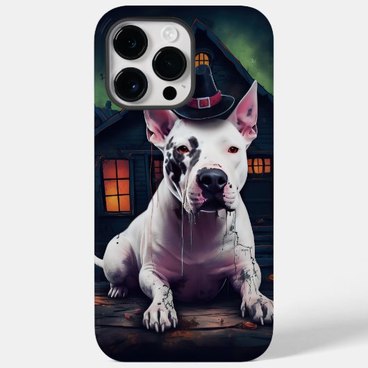 Bull Terrier Pumpkins Halloween Beängstigend Case-Mate iPhone Hülle (Rückseite)