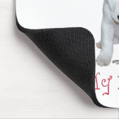 Bull Terrier Puppy Mousepad (Ecke)