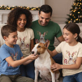 Bull Terrier Reindeer T-Shirt