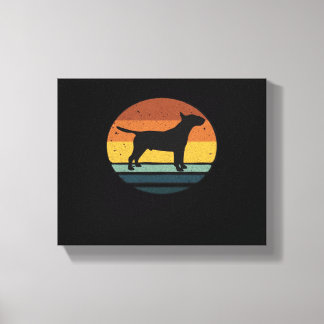 Bull Terrier Retro Vintage Classic T-Shirt Leinwanddruck
