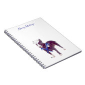 Bull Terrier Sailor Notebook Notizblock (Rechte Seite)