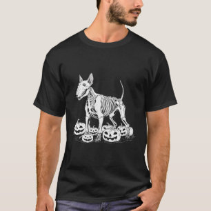 Bull Terrier Skeleton Geburtstag Halloween Mens Wo T-Shirt