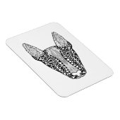 Bull Terrier Sketch Magnet (Rechte Seite)