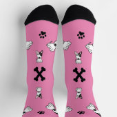 Bull Terrier Socken (Oben)