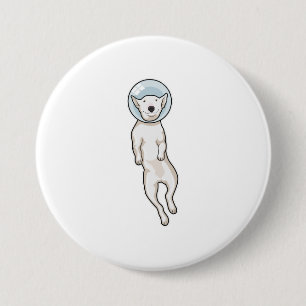 Bull Terrier Space Button