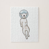 Bull Terrier Space Puzzle (Vertikal)