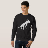 Bull Terrier Sweatshirt Bull Terrier Hundeshirt (Vorne ganz)