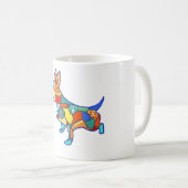 Bull-Terrier-Tasse in Barcelona Kaffeetasse (VorderseiteRechts)