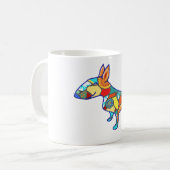 Bull-Terrier-Tasse in Barcelona Kaffeetasse (Vorderseite Links)