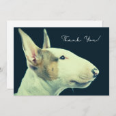 Bull Terrier Thank You Card Dankeskarte (Vorne/Hinten)