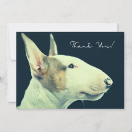 Bull Terrier Thank You Card Dankeskarte