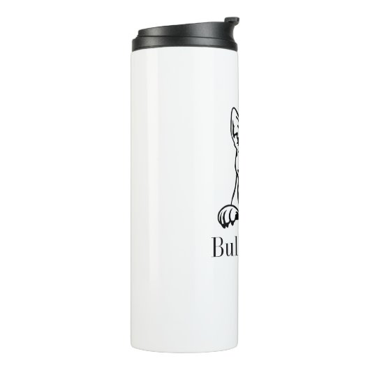 Bull Terrier Thermosbecher (Nach links gedreht)