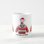 Bull Terrier Tragen hässlich Sweater Xmas Hund Lov Kaffeetasse (Mittel)