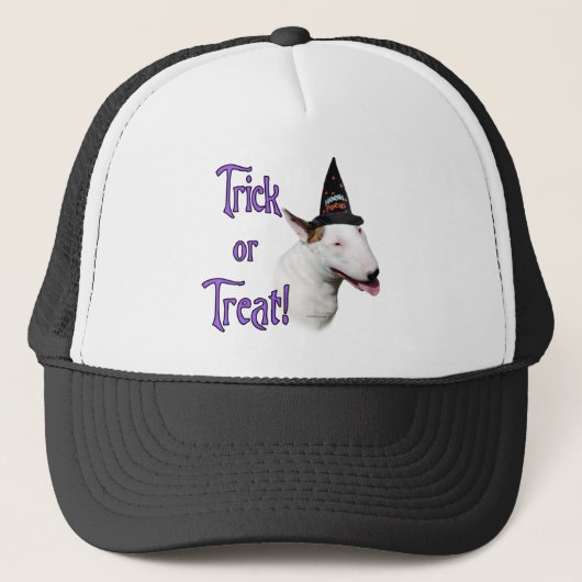 Bull Terrier Trick Truckerkappe (Vorderseite)