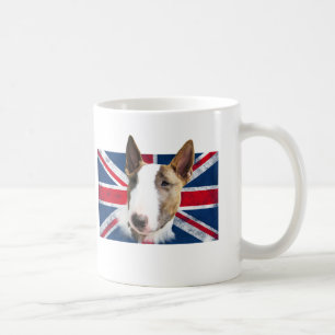 Bull Terrier UK grunge flag // TASSE CUP