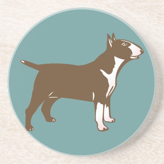Bull Terrier Untersetzer (Vorne)