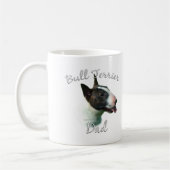 Bull Terrier Vater 2 Kaffeetasse (Links)