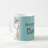 Bull Terrier Vater Kaffeetasse (Vorderseite Links)