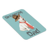 Bull Terrier Vater Magnet (Rechte Seite)