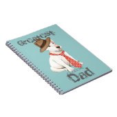 Bull Terrier Vater Notizblock (Rechte Seite)