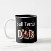 Bull Terrier Vater Tasse (Links)