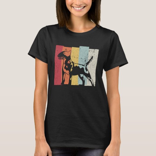 Bull terrier walk T-Shirt (Vorderseite)