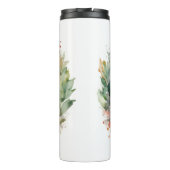 Bull Terrier Weihnachtsmann Thermosbecher (Rückseite)