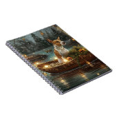 Bull Terrier Weihnachtsreise Notizblock (Rechte Seite)