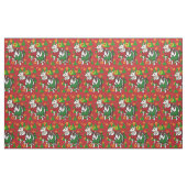 Bull Terrier Weihnachtsstoff Stoff (Yard (91,4 cm))