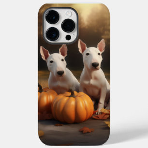 Bull Terrier Welpe Autumn Delight Pumpkin Case-Mate iPhone 14 Pro Max Hülle