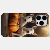 Bull Terrier Welpe Autumn Delight Pumpkin Case-Mate iPhone Hülle (Rückseite (Horizontal))