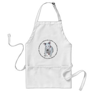 Bull Terrier Welpen-Lieder Schürze