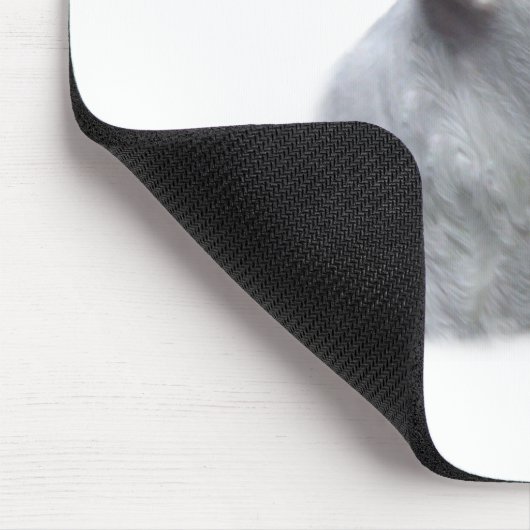 Bull Terrier (wht) History Design Mousepad (Ecke)