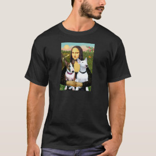 Bull Terrier (Zwei) - Mona Lisa T-Shirt