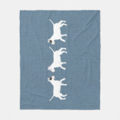 Bull Terriers Fleece Blanket (Vorderseite)