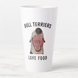 BULL TERRIERS LIEBE LEBENSMITTEL Latte Tasse, 2 Gr Milchtasse