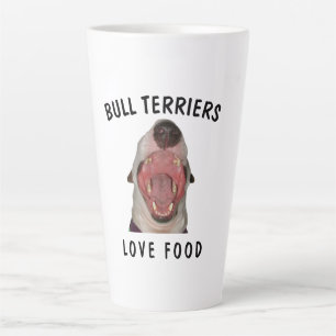 BULL TERRIERS LIEBE LEBENSMITTEL Latte Tasse, 2 Gr Milchtasse