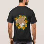 Bull Terriers sind empfindliche Blume T-Shirt (Rückseite)