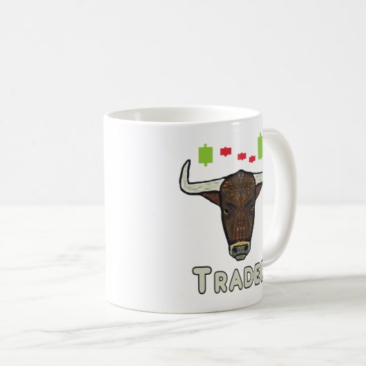 Bull Trader Kaffeetasse (VorderseiteRechts)