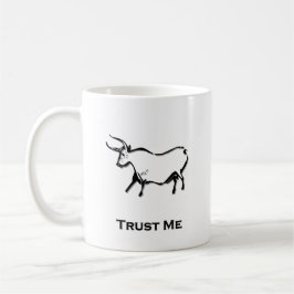 Bull Trust Me Black Kaffeetasse
