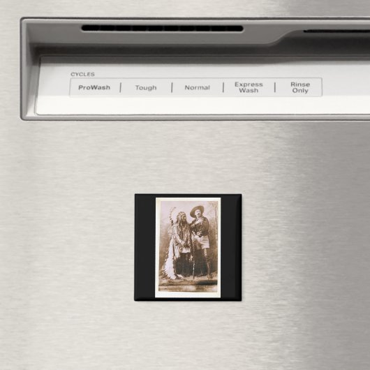 Bull und Buffalo Bill 1895 Magnet (In Situ (Geschirrspüler))