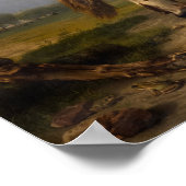 Bull von Eugene Joseph Verboeckhoven Poster (Ecke)