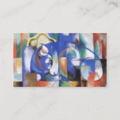 Bull von Franz Marc; Liegender Stier Visitenkarte (Rückseite)